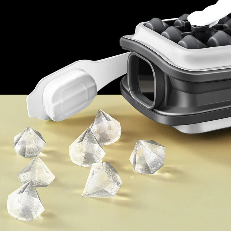Diamantförmige Eiswürfelform – Luxuriös gekühlte Getränke überall!