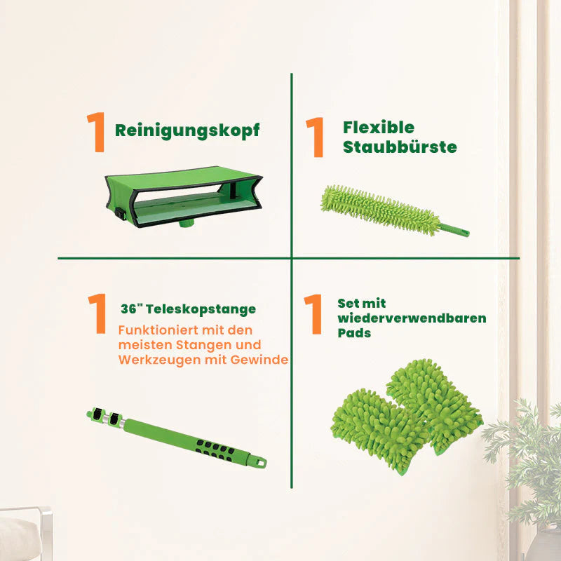 Flexibler Deckenventilator-Reiniger – Staubfrei ohne Mühe