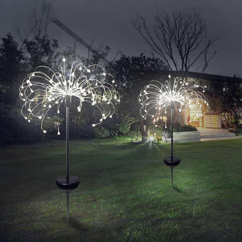 Solar Gartenlichter mit Feuerwerkseffekt