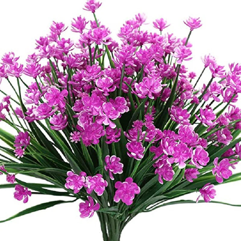 Künstliche Außenblumen im Doppelstrauß