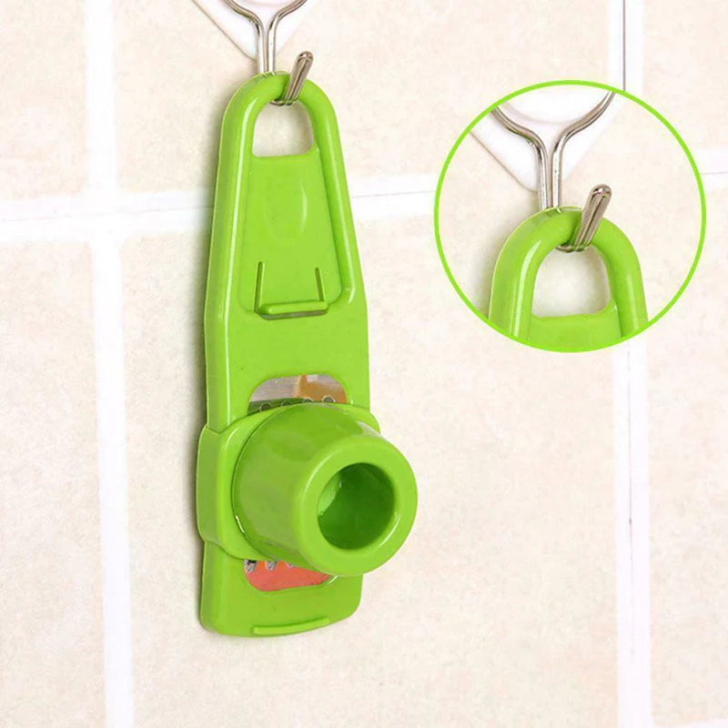 Handlicher Knoblauchschneider mit Handschutz