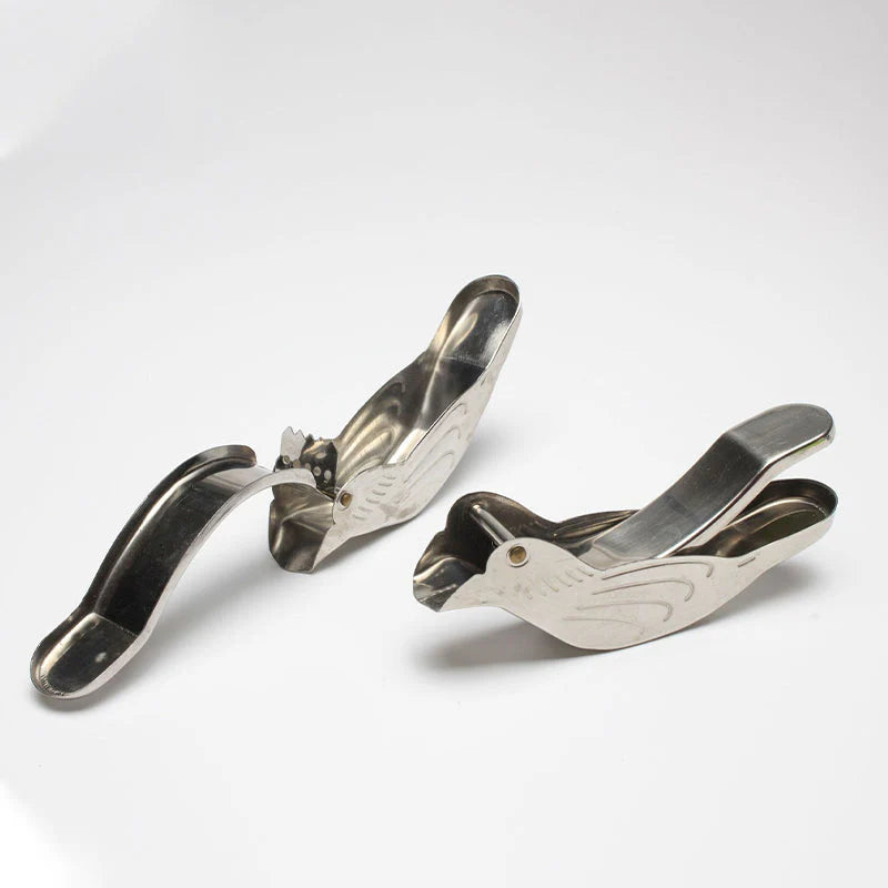 Elegante Zitronenpresse im Vogeldesign – Edelstahl