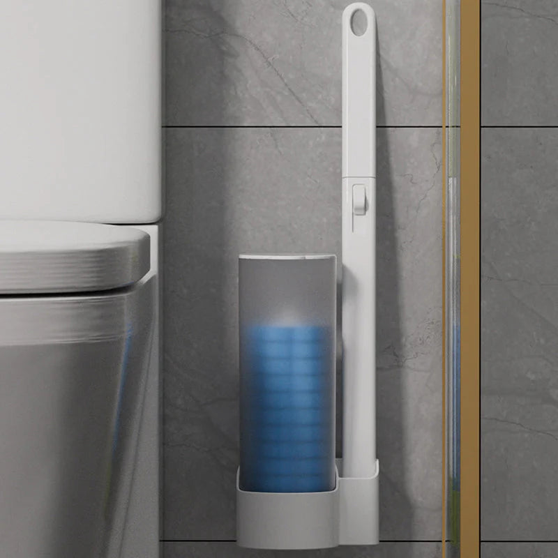 Einweg-Toilettenbürste mit Nachfüllköpfen
