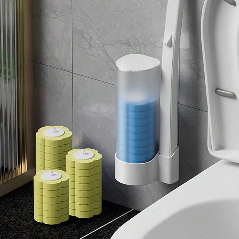 Einweg-Toilettenbürste mit Nachfüllköpfen