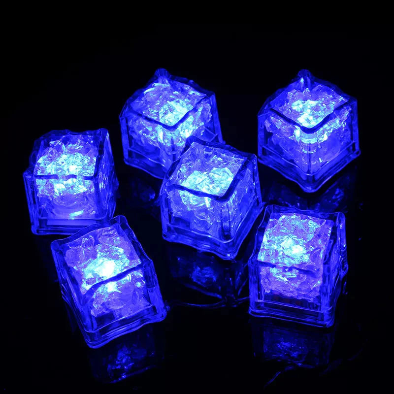 LED Eiswürfellichter – Mehrfarbiges Beleuchtungs-Set (12 Stück)
