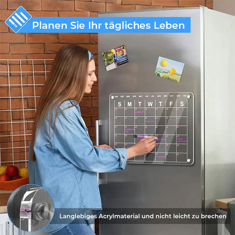Magnetischer Kühlschrank-Planer mit Memo-Set