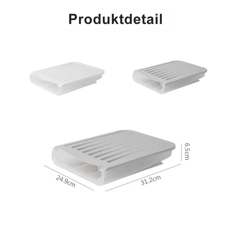 Praktischer Eierhalter mit Rollmechanismus