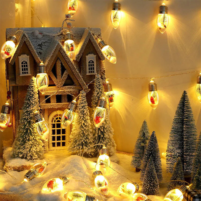 Festliche LED-Weihnachtslichterkette – Magisches Licht für die Feiertage