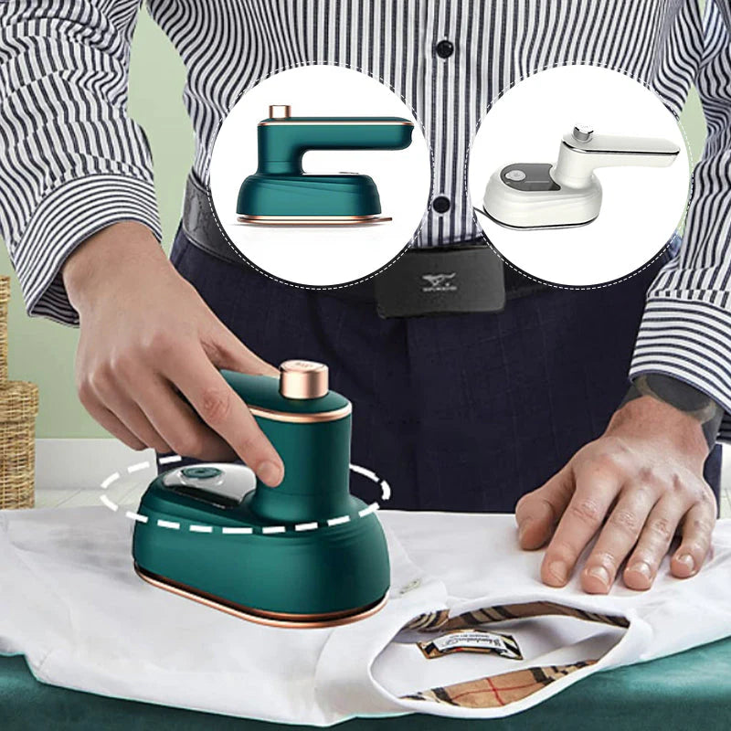 Kompaktes 2-in-1 Dampfbügeleisen – Perfekt für Zuhause & Reisen!
