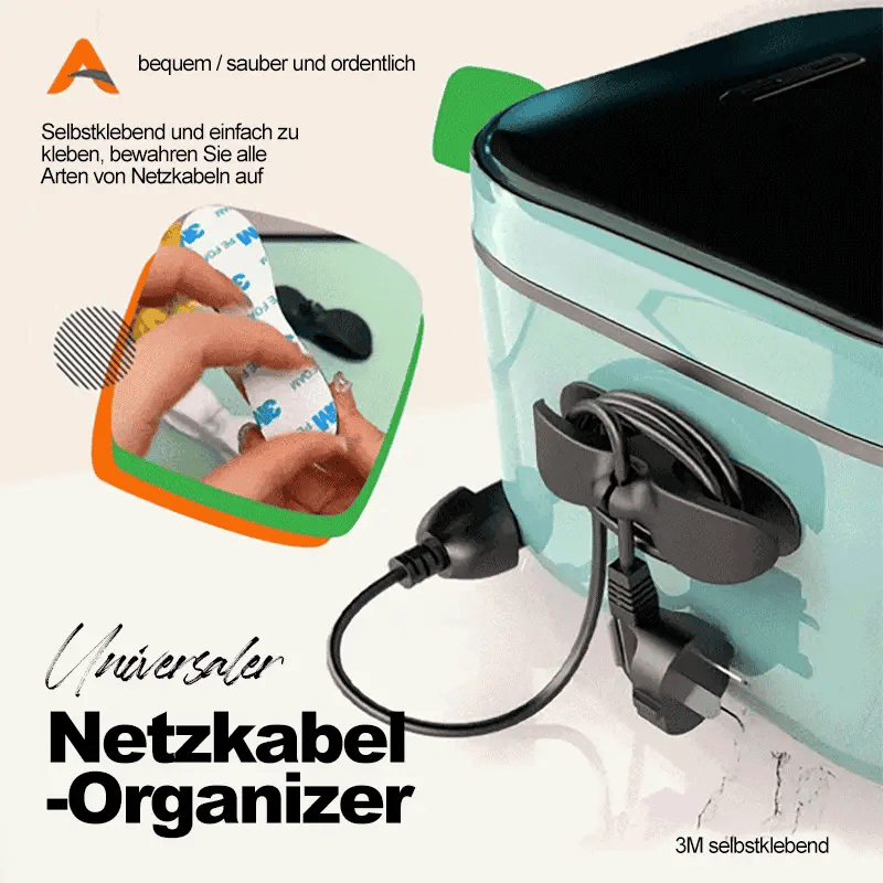 Platzsparender Kabelhalter für die Küche