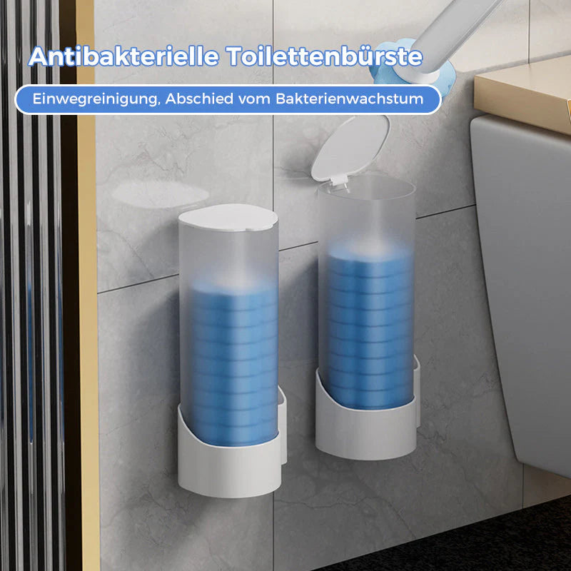 Einweg-Toilettenbürste mit Nachfüllköpfen