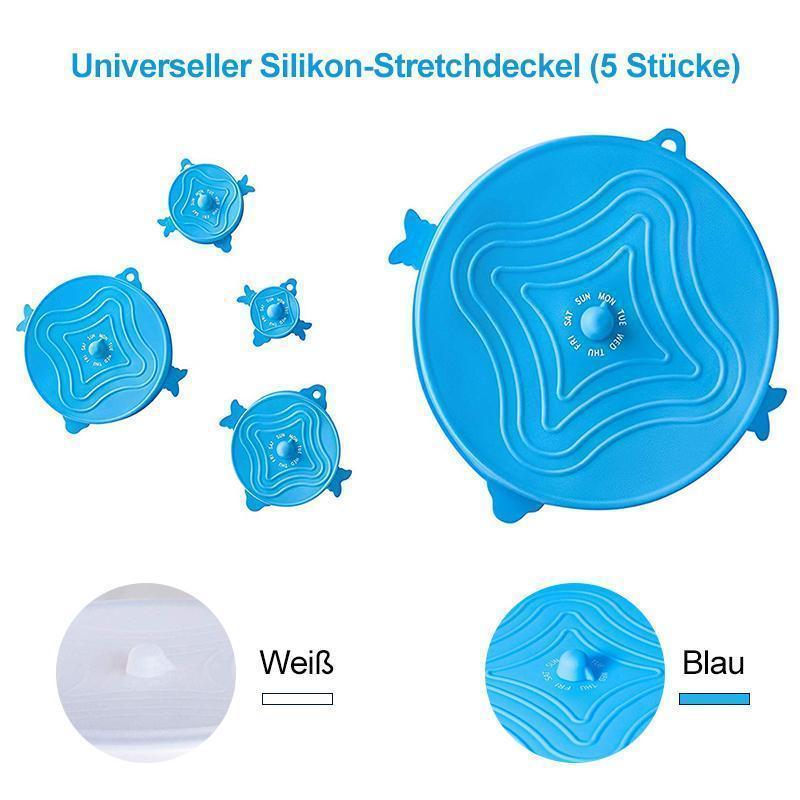 Praktische Silikon-Abdeckhauben Set (5-teilig)