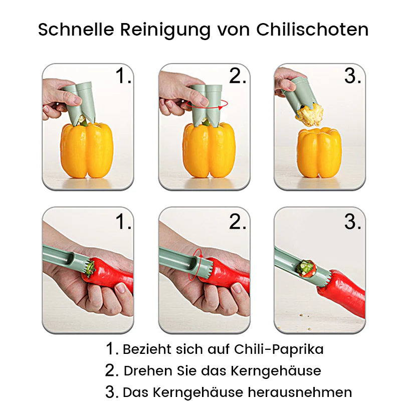 Chili-und Paprika-Entkerner