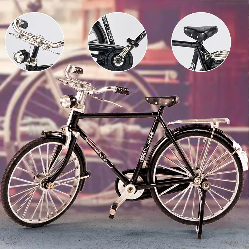 Retro-Fahrradmodell – Detailgetreue Miniatur für Sammler