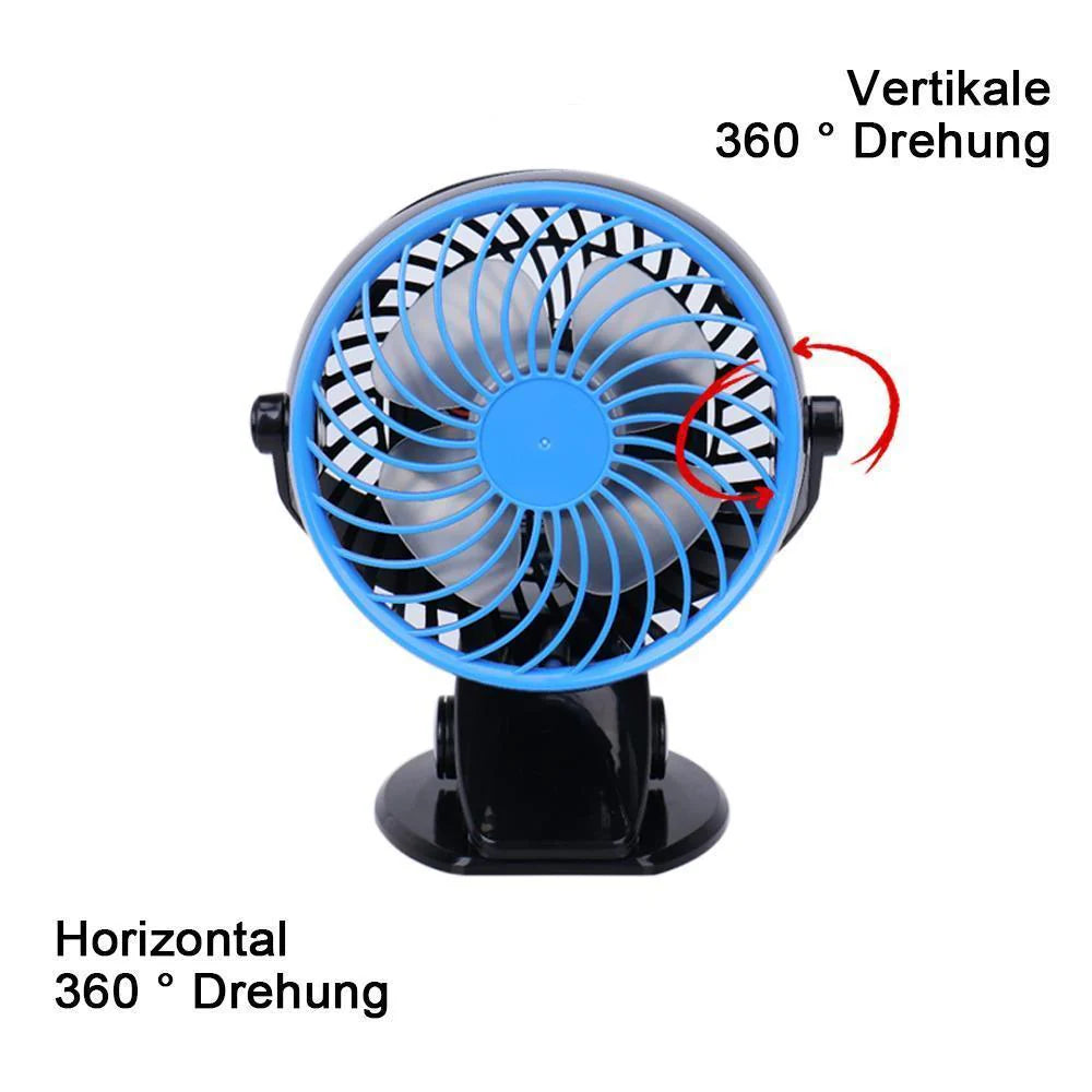 Kabelloser 360° Mini-Lüfter – Flexibler Begleiter für jede Gelegenheit