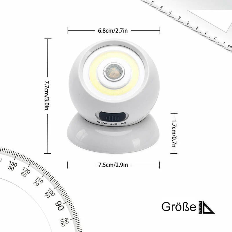 LED-Sensorlicht mit Magnet-Halterung