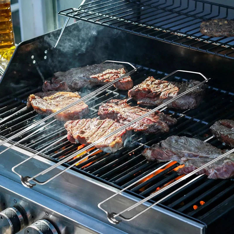 BBQ-Flügelhalter aus Edelstahl