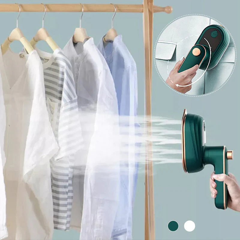 Kompaktes 2-in-1 Dampfbügeleisen – Perfekt für Zuhause & Reisen!