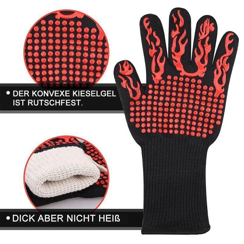 Professionelle Hitzebeständige Grillhandschuhe - 1 Paar