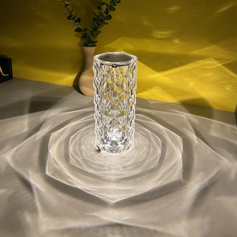 Romantische Kristall-Tischlampe – Eleganz und Stil für Ihr Zuhause