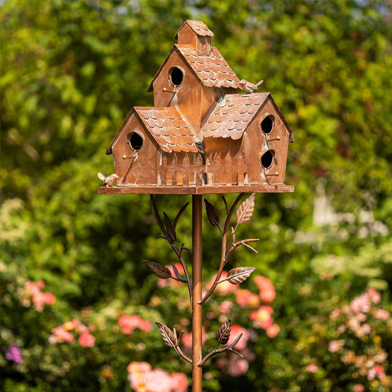Metall-Vogelhaus für den Garten – Dekorativ & wetterfest