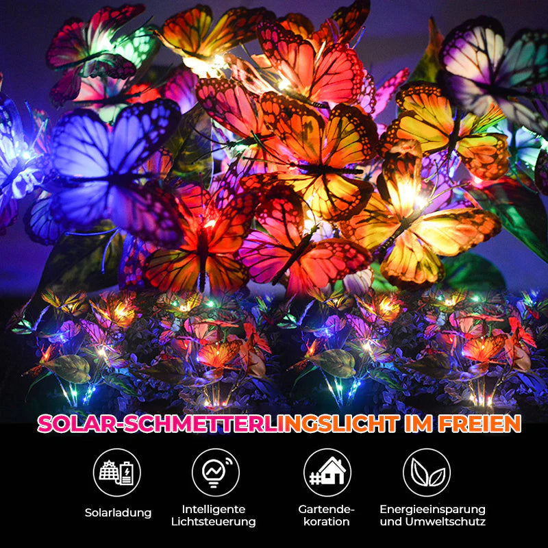 Solar-Schmetterlingslichter für den Garten
