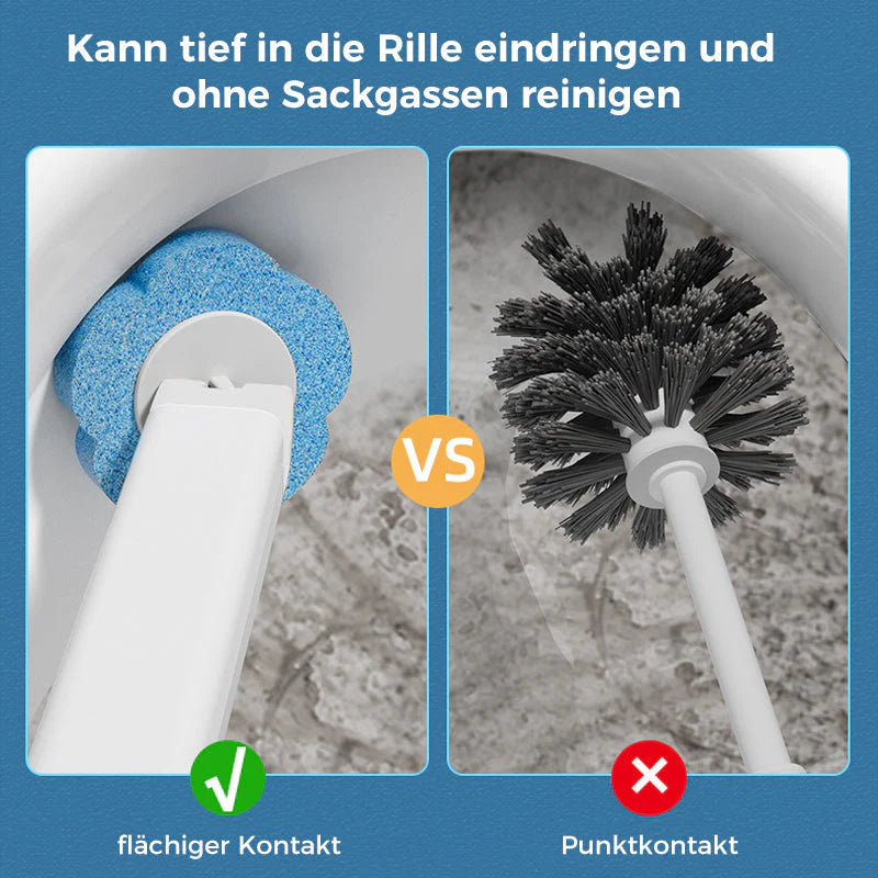 Einweg-Toilettenbürste mit Nachfüllköpfen