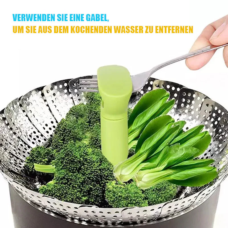 Faltbarer Edelstahl-Dampfgarer