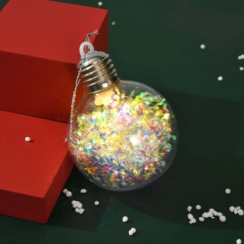 Leuchtende Weihnachtsbaumkugeln