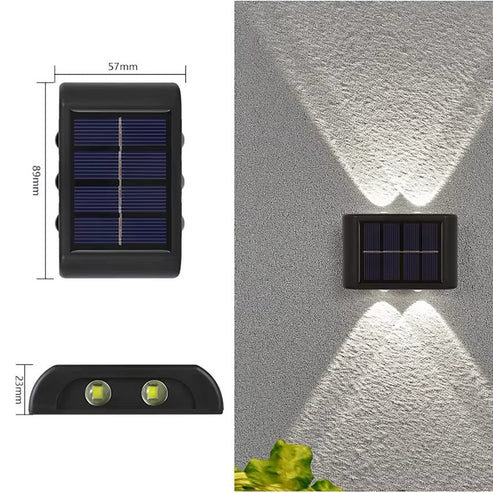 Solar Wandleuchten mit LED
