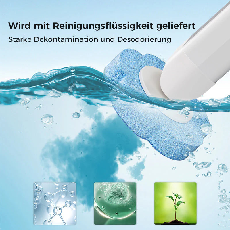 Einweg-Toilettenbürste mit Nachfüllköpfen