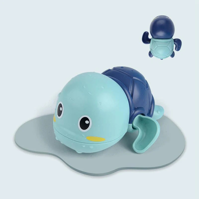 Lustige Schwimm-Schildkröte fürs Babybad