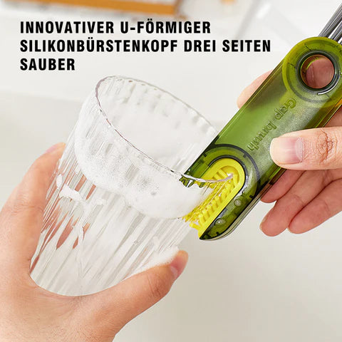 Multifunktions-Reinigungsbürste für Flaschen & Deckel – Gründliche Sauberkeit in jeder Ecke!