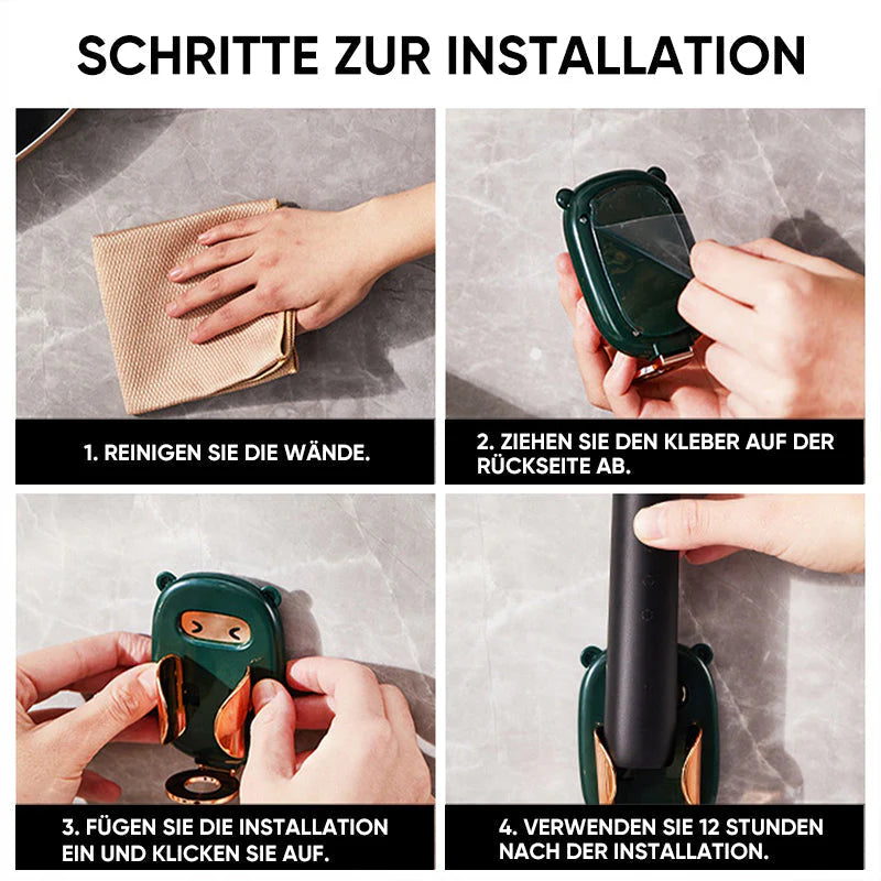 Wandhalterung für elektrische Zahnbürsten – Ordnung & Hygiene im Badezimmer!