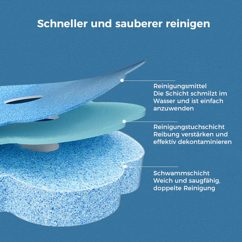 Einweg-Toilettenbürste mit Nachfüllköpfen