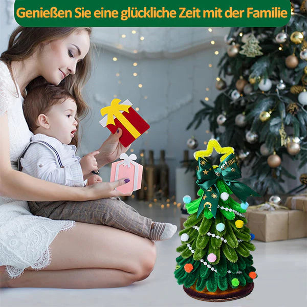 Handgefertigte Weihnachtsbaum-Ornamente zum Selbstgestalten