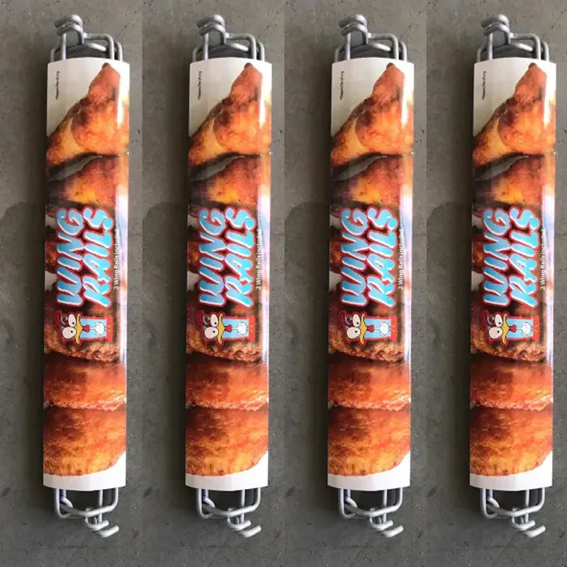BBQ-Flügelhalter aus Edelstahl
