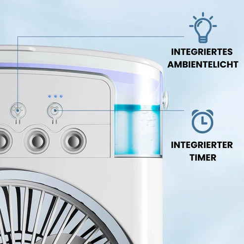 Kompakte Mini-Kühlung mit Licht und Timer