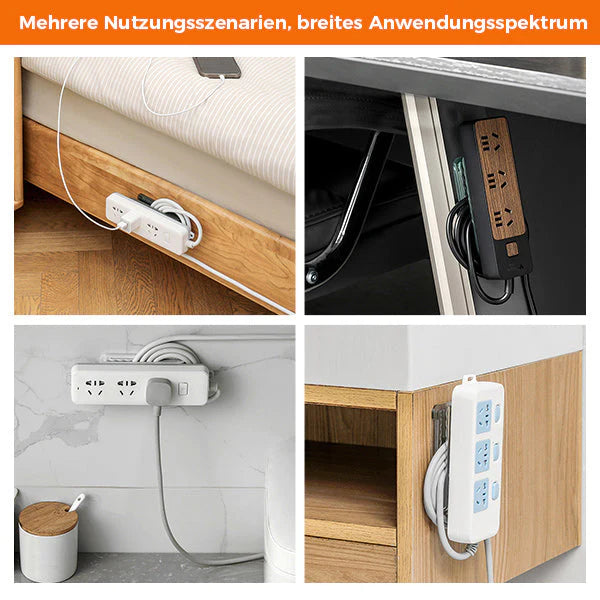 Selbstklebender Halter für Stecker & Adapter