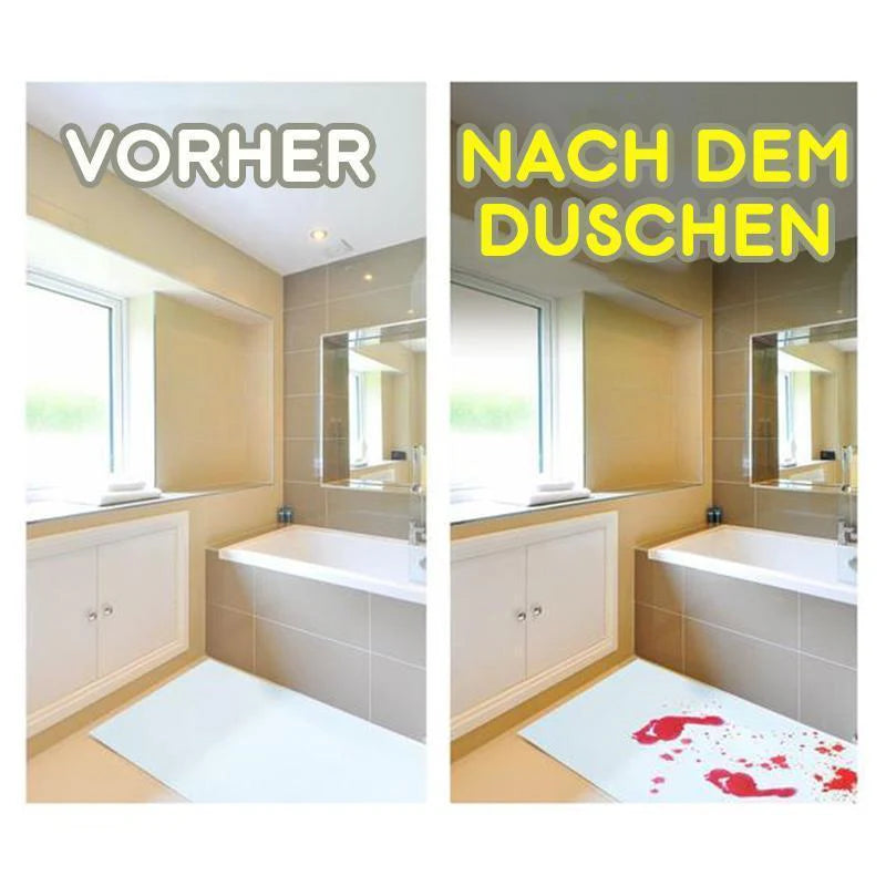 Gruseliger Farbwechsel-Badvorleger