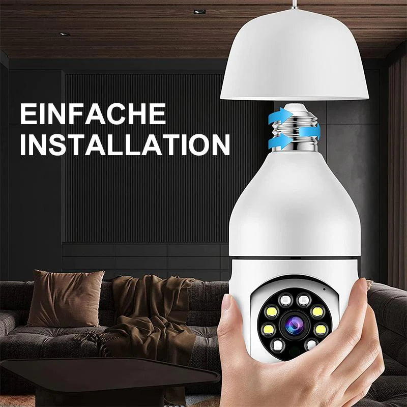 Smart Wireless Überwachungskamera mit integrierter Lampe