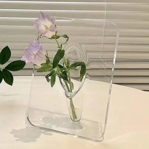 Elegante Acryl-Bilderrahmen-Vase – Stilvolle Dekoration für jedes Zuhause!