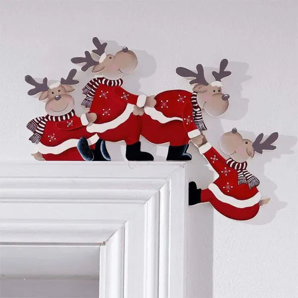 Weihnachtliche Türrahmen-Deko – Festlicher Charme für dein Zuhause!