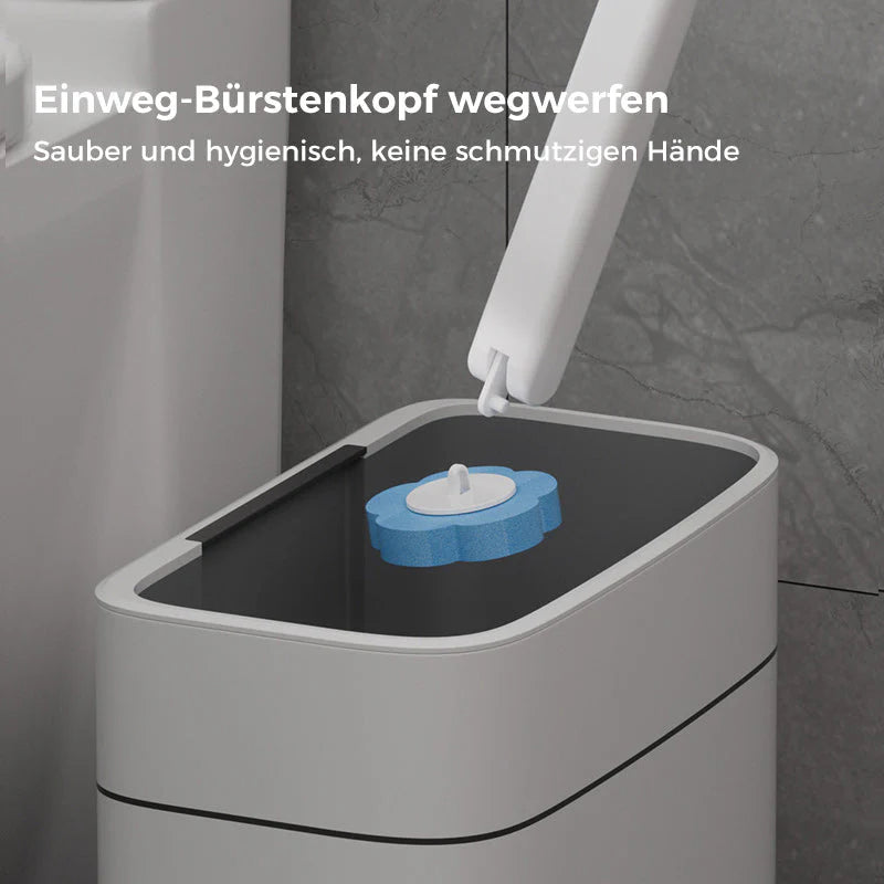 Einweg-Toilettenbürste mit Nachfüllköpfen