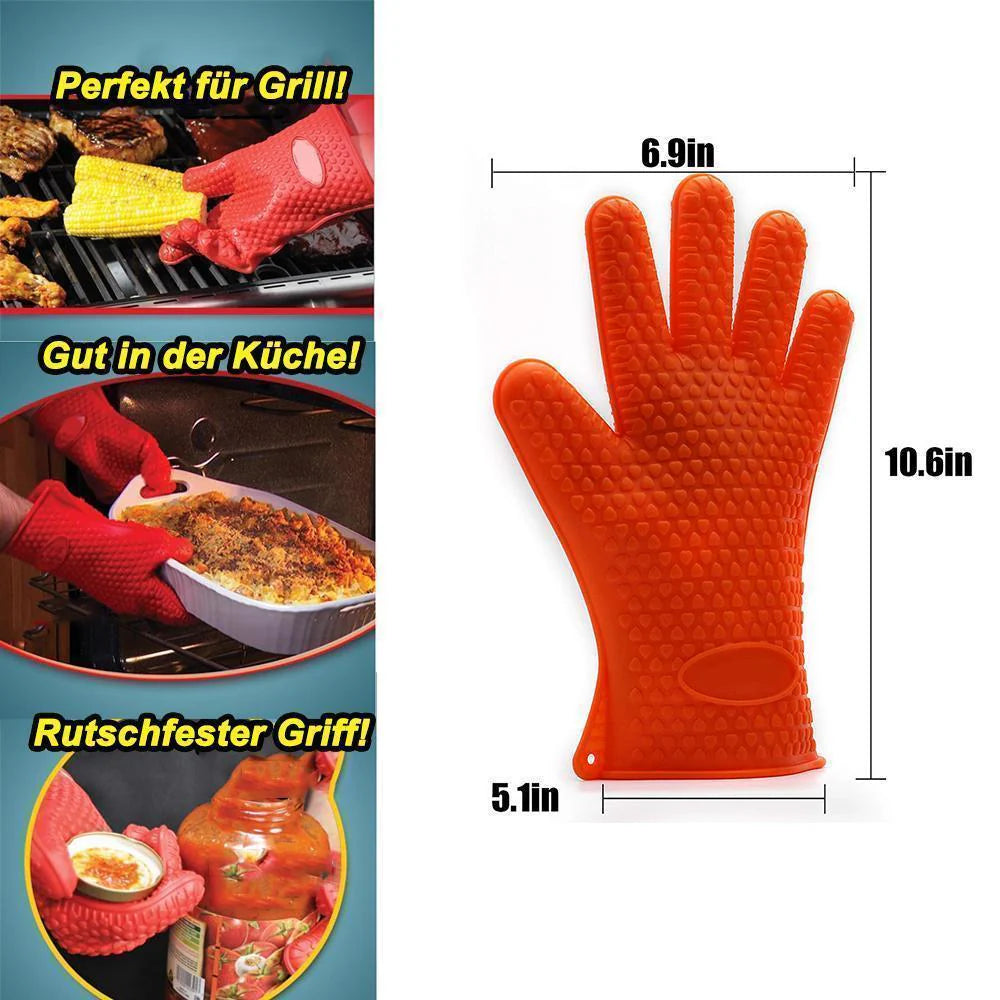 Hitzeschutz-Silikonhandschuhe – Sicheres Greifen bei hohen Temperaturen!