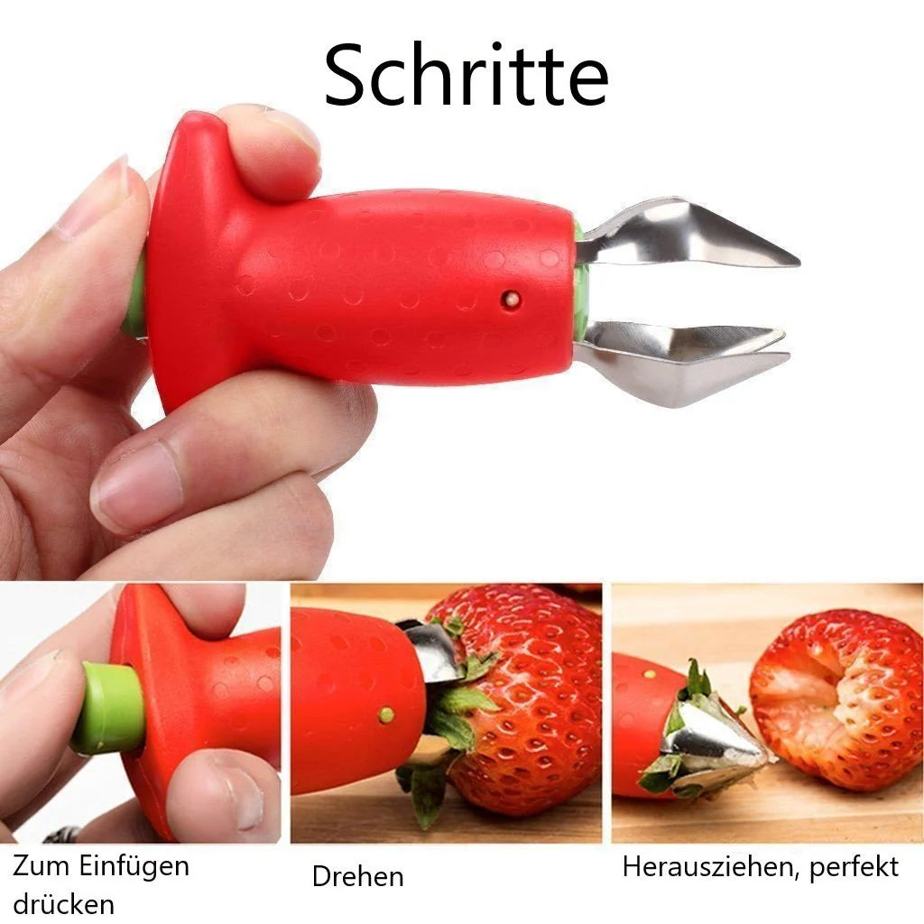 Erdbeeren-Stiel Entferner