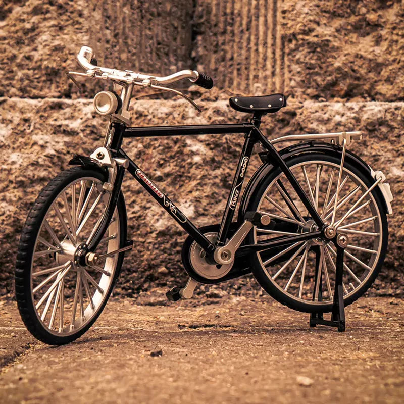 Retro-Fahrradmodell – Detailgetreue Miniatur für Sammler