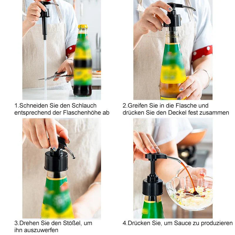 Praktische Flaschenspitze für Saucen