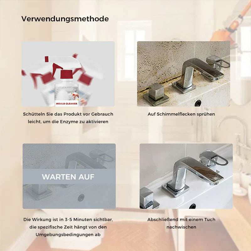 SchimmelWeg Reinigungsschaum – Mühelose Schimmelentfernung für ein sauberes Zuhause!
