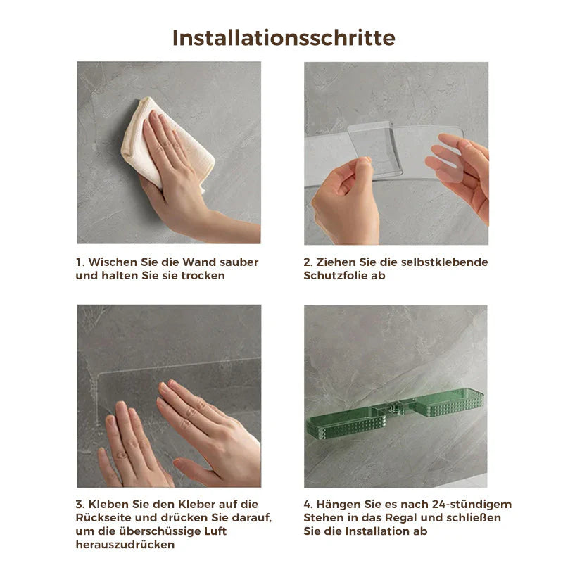 Drehbares Wand-Eckregal – Platzsparende Aufbewahrung